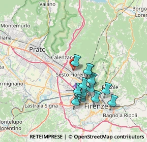 Mappa Via Antonio Gramsci, 50019 Firenze FI (6.32929)
