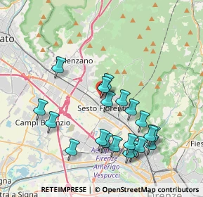 Mappa Via Antonio Gramsci, 50019 Firenze FI (4.0355)