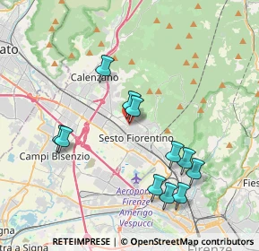 Mappa Via Antonio Gramsci, 50019 Firenze FI (3.92091)