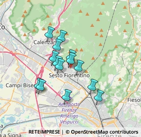 Mappa Via Silvio Pellico, 50019 Sesto Fiorentino FI, Italia (2.77429)