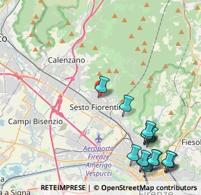 Mappa Via Silvio Pellico, 50019 Sesto Fiorentino FI, Italia (5.8125)