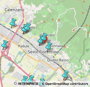 Mappa Via Silvio Pellico, 50019 Sesto Fiorentino FI, Italia (2.39462)