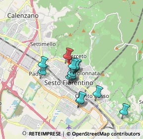 Mappa Via Silvio Pellico, 50019 Sesto Fiorentino FI, Italia (1.31357)