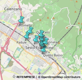 Mappa Via Silvio Pellico, 50019 Sesto Fiorentino FI, Italia (0.99727)