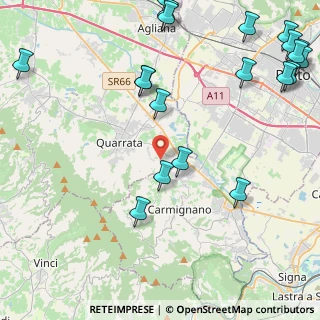 Mappa Via S. Michele, 51039 Quarrata PT, Italia (6.3005)