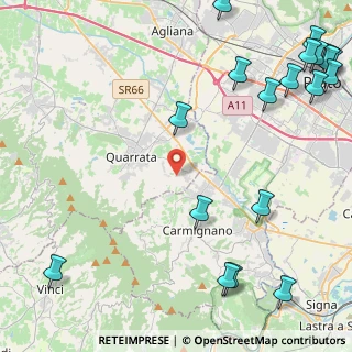 Mappa Via S. Michele, 51039 Quarrata PT, Italia (7.0855)