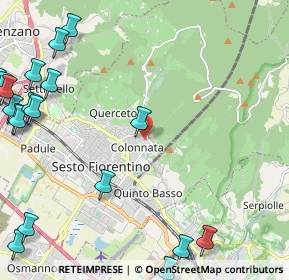 Mappa Cittadella di Doccia, 50019 Sesto Fiorentino FI, Italia (3.49526)