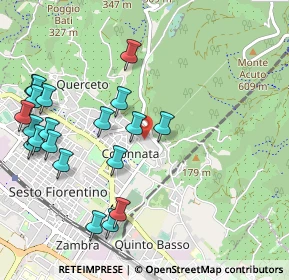 Mappa Piazza della Biblioteca, 50019 Sesto Fiorentino FI, Italia (1.2265)
