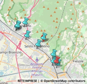 Mappa Cittadella di Doccia, 50019 Sesto Fiorentino FI, Italia (4.03909)