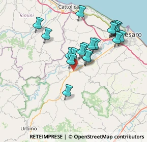 Mappa Montelabbate, 61025 Montelabbate PU, Italia (7.0445)