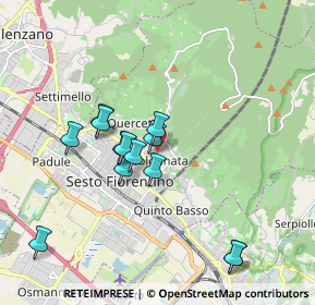 Mappa Via G.C. Abba, 50019 Sesto Fiorentino FI, Italia (1.72077)