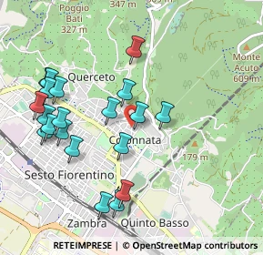 Mappa Via G.C. Abba, 50019 Sesto Fiorentino FI, Italia (1.0645)