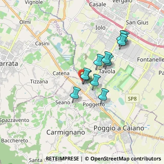 Mappa Via Bocca di Stella, 59011 Seano PO, Italia (1.43545)