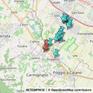 Mappa Via Bocca di Stella, 59011 Seano PO, Italia (1.6805)