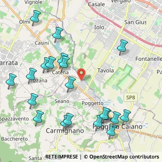 Mappa Via Bocca di Stella, 59011 Seano PO, Italia (2.682)