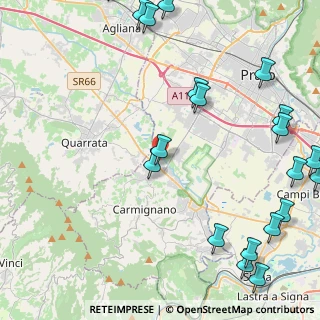Mappa Via Bocca di Stella, 59011 Seano PO, Italia (6.4635)
