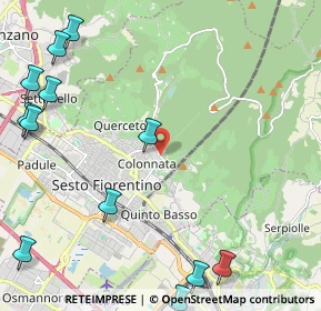 Mappa Via Doccia, 50019 Sesto Fiorentino FI, Italia (3.23917)