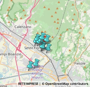 Mappa Via Doccia, 50019 Sesto Fiorentino FI, Italia (2.04091)
