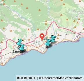 Mappa Via alla Chiesa Borgo Bussana Vecchia, 18038 Sanremo IM, Italia (3.78)