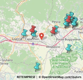 Mappa Via Catalani, 55016 Porcari LU, Italia (9.7835)
