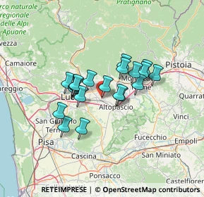 Mappa Via Catalani, 55016 Porcari LU, Italia (10.148)