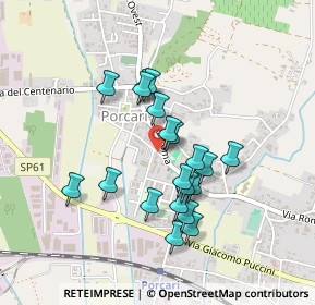 Mappa Via Catalani, 55016 Porcari LU, Italia (0.383)
