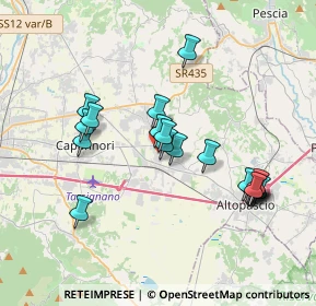 Mappa Via Catalani, 55016 Porcari LU, Italia (3.6695)