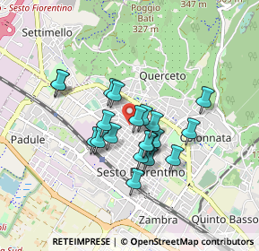 Mappa Viale Michelangelo Buonarroti, 50019 Sesto Fiorentino FI, Italia (0.684)