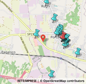 Mappa VIA PROVINCIALE LUCCHESE ROMANA, 55016 Porcari LU, Italia (0.972)