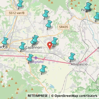 Mappa Via Giacomo Puccini, 55014 Marlia LU, Italia (5.70143)