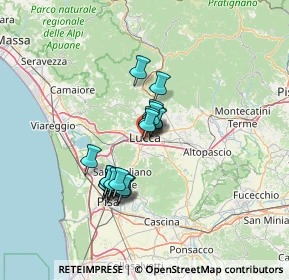 Mappa Viale Repubblica, 55100 Lucca LU, Italia (10.6955)
