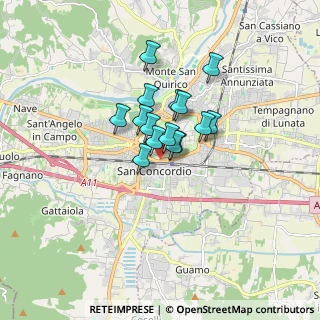Mappa Viale Repubblica, 55100 Lucca LU, Italia (1.046)
