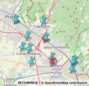 Mappa VIA DEGLI OLMI-ANG, 50019 Firenze FI, Italia (4.65077)