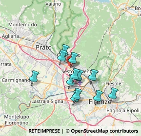 Mappa VIA DEGLI OLMI-ANG, 50019 Firenze FI, Italia (6.03417)