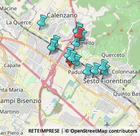 Mappa VIA DEGLI OLMI-ANG, 50019 Firenze FI, Italia (1.32563)