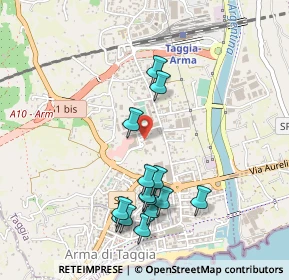 Mappa Strada Privata, 18018 Taggia IM, Italia (0.50143)