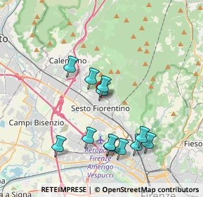 Mappa Via Cesare Battisti, 50019 Sesto Fiorentino FI, Italia (3.73)