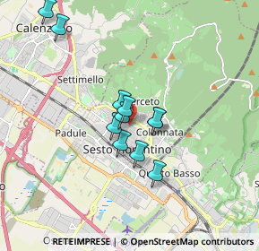 Mappa Via Cesare Battisti, 50019 Sesto Fiorentino FI, Italia (1.38909)