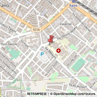 Mappa Viale Vittorio Veneto, 4, 61032 Fano, Pesaro e Urbino (Marche)