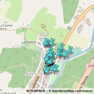 Mappa Via S. Agnese, 47021 Bagno di Romagna FC, Italia (0.2)
