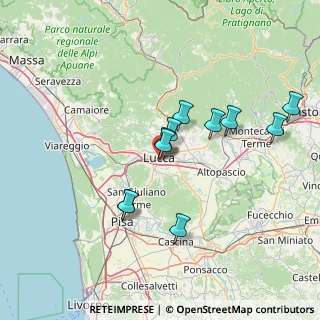 Mappa Stazione F.S. lucca 1° binario, 55100 Lucca LU, Italia (12.90364)