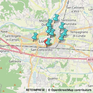Mappa Stazione F.S. lucca 1° binario, 55100 Lucca LU, Italia (1.35)