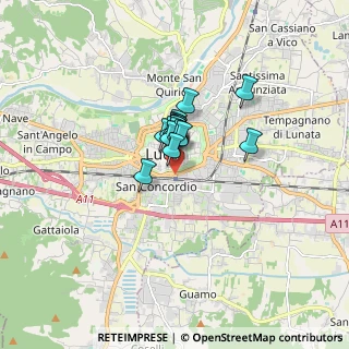 Mappa Stazione F.S. lucca 1° binario, 55100 Lucca LU, Italia (0.82556)