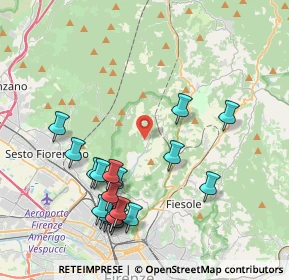 Mappa Via di Belvedere, 50019 Sesto Fiorentino FI, Italia (4.52053)