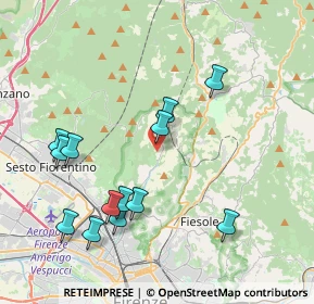 Mappa Via di Belvedere, 50019 Sesto Fiorentino FI, Italia (4.31538)