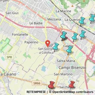 Mappa Via Camillo Dami, 59100 Prato PO, Italia (2.79417)