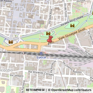 Mappa Piazzale Curtatone, 143, 55100 Lucca, Lucca (Toscana)