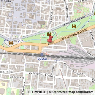 Mappa Piazza Curtatone, 153, 55100 Lucca, Lucca (Toscana)