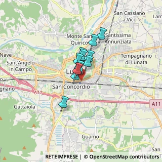 Mappa Piazzale Curtatone, 55100 Lucca LU, Italia (1.01727)