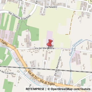 Mappa Via del Marginone, 34, 55100 Lucca, Lucca (Toscana)